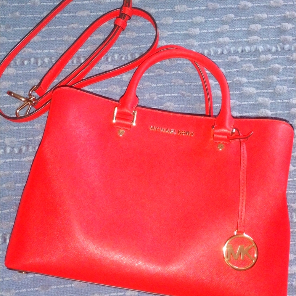 Michael kors Large Selma Brite ♥️ Red